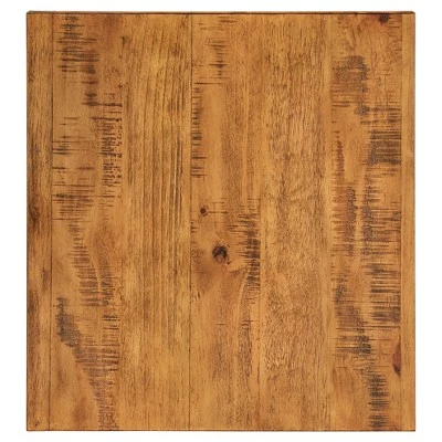 Lanshire Rustic Industrial Metal & Wood End & Cocktail Table Set - Inspire Q Gray 4 Lanshire Rustic Industrial Metal & Wood End & Cocktail Table Set - Inspire Q Gray - Image 2