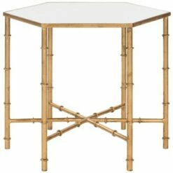 Kerri Accent Table - Safavieh Gold/clear -Side Tables Sales unnamed file 3168