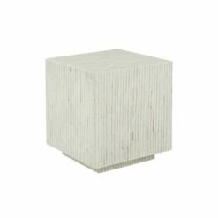 Perley Capiz Square Accent Table - Linon Blue -Side Tables Sales unnamed file 3206