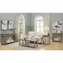 American Heritage End Table with Drawer Shelf - Breighton Home White -Side Tables Sales unnamed file 3214