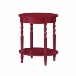 Classic Accents Brandi Oval End Table - Breighton Home Cranberry Red -Side Tables Sales unnamed file 3226