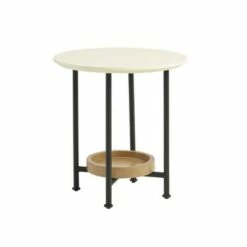 Madison Park Blandford End Table White/Natural 9 Madison Park Blandford End Table White/Natural -Side Tables Sales unnamed file 3233