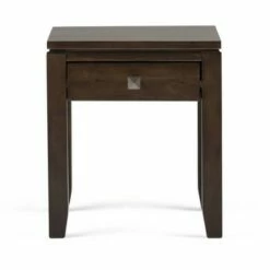 Essex Solid Wood End Table - Wyndenhall Farmhouse Gray -Side Tables Sales unnamed file 3284