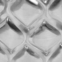 Huller Modern Glam Handcrafted Aluminum Ikat Side Table Silver - Christopher Knight Home -Side Tables Sales unnamed file 3292