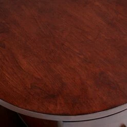 55 Downing Street Mid Century Modern Walnut Wood Round Accent Side End Table 19 3/4" Wide with Drawer and Shelf Brown for Living Room Home 10 55 Downing Street Mid Century Modern Walnut Wood Round Accent Side End Table 19 3/4" Wide with Drawer and Shelf Brown for Living Room Home -Side Tables Sales unnamed file 3311