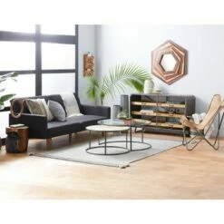 Olivia & May Contemporary Reclaimed Wood Accent Table Brown - Olivia & May -Side Tables Sales unnamed file 3335