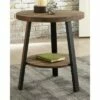 Chanzen Round End Table Brown/Black - Signature Design by Ashley 2 Chanzen Round End Table Brown/Black - Signature Design by Ashley -Side Tables Sales unnamed file 3384