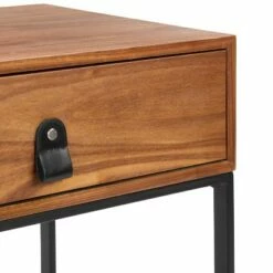 Milo Side Table Walnut - ClickDecor -Side Tables Sales unnamed file 3414