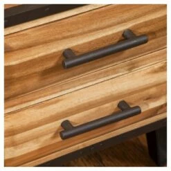 Luna Acacia Wood Two Drawer End Table - Natural - Christopher Knight Home -Side Tables Sales unnamed file 3425