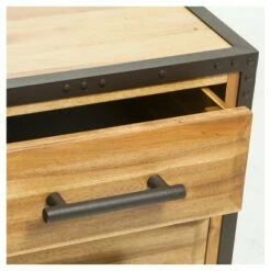 Luna Acacia Wood Two Drawer End Table - Natural - Christopher Knight Home -Side Tables Sales unnamed file 3426