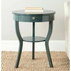 Kendra End Table - Safavieh Vanilla