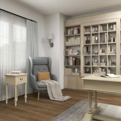 Traditional Wood Accent Table Ivory - Olivia & May -Side Tables Sales unnamed file 3474