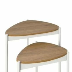 Tallulah Nesting Tables - Novogratz Walnut/white -Side Tables Sales unnamed file 3481