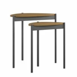 Tallulah Nesting Tables - Novogratz Walnut/white -Side Tables Sales unnamed file 3486