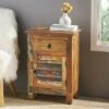 Laveer Wooden Side Table Brown - Christopher Knight Home -Side Tables Sales unnamed file 3493