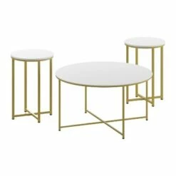 Flash Furniture Hampstead Collection Coffee and End Table Set - Laminate Top with Crisscross Frame, 3 Piece Occasional Table Set -Side Tables Sales unnamed file 3526