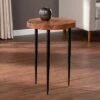 Gorsey Round Accent Table Brown/Black - Aiden Lane -Side Tables Sales unnamed file 3538