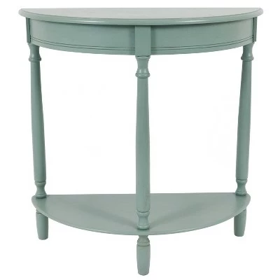 Decor Therapy Simplify Half Round Accent Table - Décor Therapy Walnut 10 Decor Therapy Simplify Half Round Accent Table - Décor Therapy Walnut - Image 8