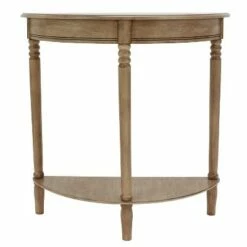 Decor Therapy Simplify Half Round Accent Table - Décor Therapy Walnut 24 Decor Therapy Simplify Half Round Accent Table - Décor Therapy Walnut -Side Tables Sales unnamed file 3557