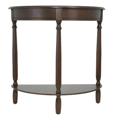 Decor Therapy Simplify Half Round Accent Table - Décor Therapy Walnut 14 Decor Therapy Simplify Half Round Accent Table - Décor Therapy Walnut - Image 12