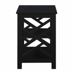 Titan End Table with Shelves - Breighton Home White 12 Titan End Table with Shelves - Breighton Home White -Side Tables Sales unnamed file 3571