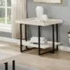 Grislare Rectangular End Table - HOMES: Inside + Out Antique White/black 1 Grislare Rectangular End Table - HOMES: Inside + Out Antique White/black -Side Tables Sales unnamed file 3577