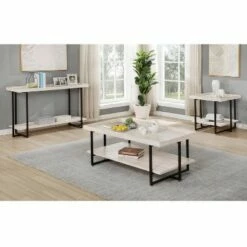 Grislare Rectangular End Table - HOMES: Inside + Out Antique White/black -Side Tables Sales unnamed file 3580