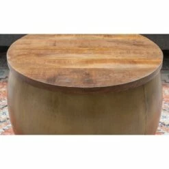 Beaton Drum with Storage - Powell Company Pewter -Side Tables Sales unnamed file 3600