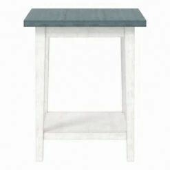 Brizza 1 Open Shelf Side Table - HOMES: Inside + Out Antique White/gray -Side Tables Sales unnamed file 3607