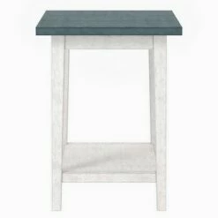 Brizza 1 Open Shelf Side Table - HOMES: Inside + Out Antique White/gray -Side Tables Sales unnamed file 3608