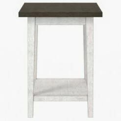 Brizza 1 Open Shelf Side Table - HOMES: Inside + Out Antique White/gray -Side Tables Sales unnamed file 3609