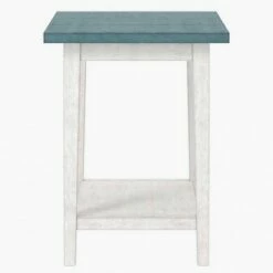 Brizza 1 Open Shelf Side Table - HOMES: Inside + Out Antique White/gray -Side Tables Sales unnamed file 3611
