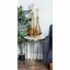 Olivia & May Contemporary Iron Accent Table Gold - Olivia & May 1 Olivia & May Contemporary Iron Accent Table Gold - Olivia & May -Side Tables Sales unnamed file 3661