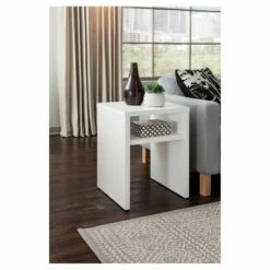 Storage Furniture End Table - White - ClosetMaid