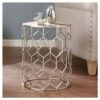 Southern Enterprises Carmen Metal Accent Table - Antique silver - Aiden Lane -Side Tables Sales unnamed file 3691