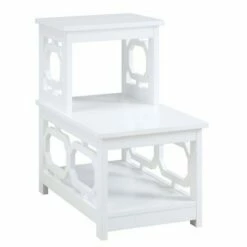 Omega 2 Step Chairside End Table - Breighton Home Espresso -Side Tables Sales unnamed file 3702