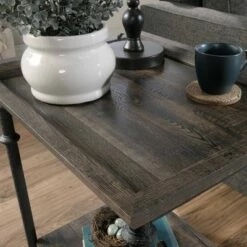 Canal Street Tray Top Side Table Carbon Oak - Sauder -Side Tables Sales unnamed file 3705