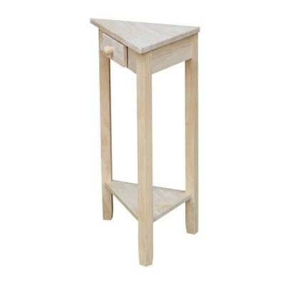 Corner End Table Unfinished - International Concepts 3 Corner End Table Unfinished - International Concepts