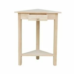 Corner End Table Unfinished - International Concepts 11 Corner End Table Unfinished - International Concepts -Side Tables Sales unnamed file 3721