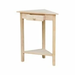 Corner End Table Unfinished - International Concepts 12 Corner End Table Unfinished - International Concepts -Side Tables Sales unnamed file 3722