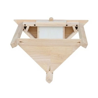 Corner End Table Unfinished - International Concepts 8 Corner End Table Unfinished - International Concepts - Image 6