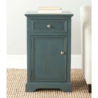 Jarome End Table - Safavieh Teal 3 Jarome End Table - Safavieh Teal