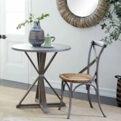 Farmhouse Wood Accent Table - Olivia & May Light Brown