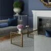 Juliette Glass Top Coffee Table Tempered Glass - Cosmoliving By Cosmopolitan Silver -Side Tables Sales unnamed file 3801