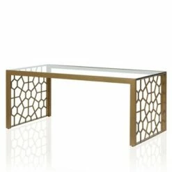 Juliette Glass Top Coffee Table Tempered Glass - Cosmoliving By Cosmopolitan Silver -Side Tables Sales unnamed file 3809