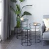 Olivia & May Set of 3 Contemporary Metal Accent Tables Black - Olivia & May -Side Tables Sales unnamed file 383