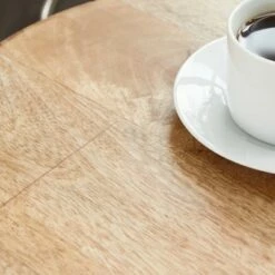 Olivia & May Set of 3 Contemporary Stainless Steel Geometric Accent Tables Brown - Olivia & May