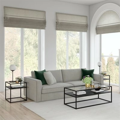 Henn& Hart Metal Industrial Side Table in Black and Bronze Finish - Henn&Hart 7 Henn& Hart Metal Industrial Side Table in Black and Bronze Finish - Henn&Hart - Image 5