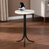 Kiawotto Round Marble Top Accent Table Black/White - Aiden Lane 2 Kiawotto Round Marble Top Accent Table Black/White - Aiden Lane -Side Tables Sales unnamed file 3878