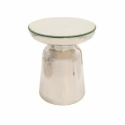 Metal Side Table with Mirror Top - Sagebrook Home Black 13 Metal Side Table with Mirror Top - Sagebrook Home Black -Side Tables Sales unnamed file 3888